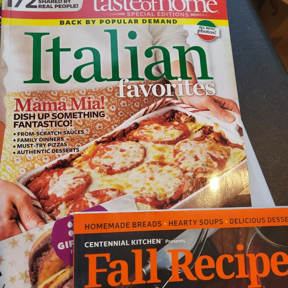 Taste of Home Pillsbury Magazine Lot 12 Holiday Summer Italian Recipes Casserole